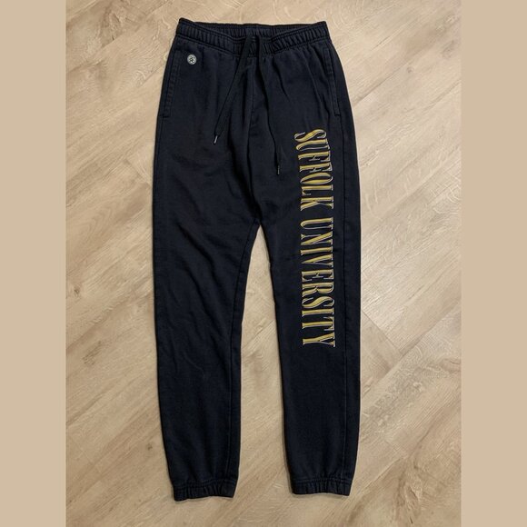 Fall Rush Suffolk University Rams Sweatpants Men's Small S Cuffed Joggers Pants - Picture 1 of 6